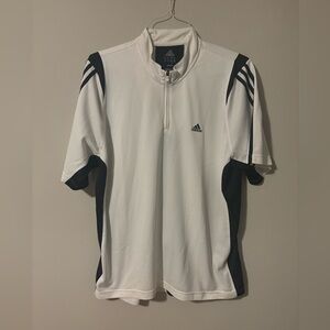 Adidas Short Sleeve 1/4 Zip-Up Men’s US L